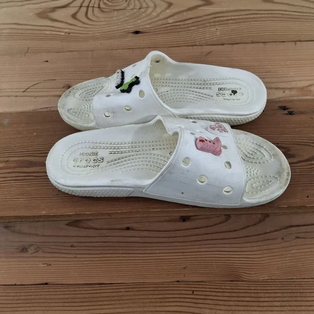 Crocs Slides Womens Size 7 - Picture 3 of 7